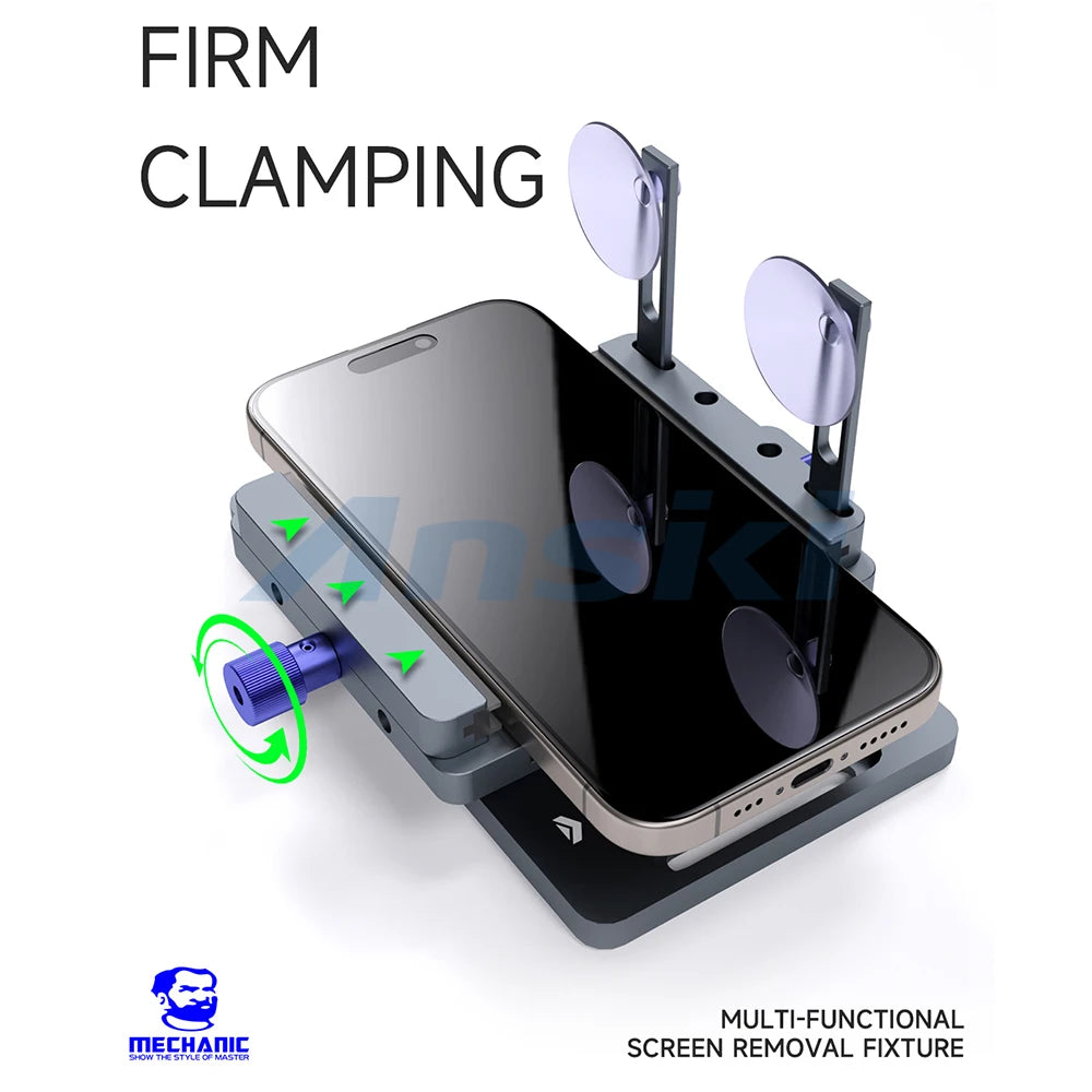 MECHANIC CP8 360° Rotating Screen Removal Fixture Universal Phone LCD Back Cover Separator Clamp Mobile Repair Fixture Tool