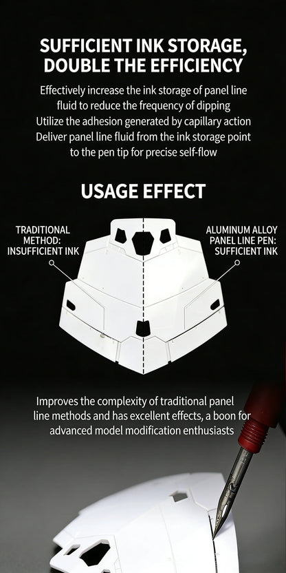 DSPIAE aluminum alloy seepage pen AT-PL Gundam model tool coloring seepage liquid pen stainless steel nib