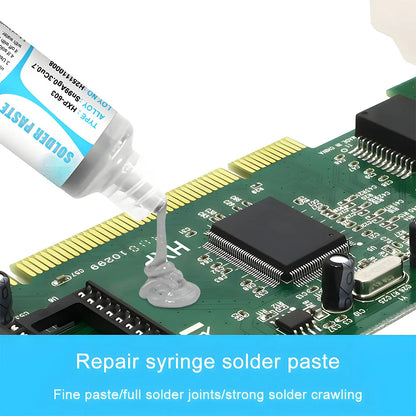 High Temperature Solder Paste Flux For Soldering Sn99Ag0.3Cu0.7  Smd Repair Tin Paste 217℃