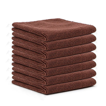1/5/10/20pcs Kitchen Towel, Ultra-fine Fiber Light Gray Cleaning Cloth Set, Absorbent, Soft and Stain-removing Cloth Wholesale