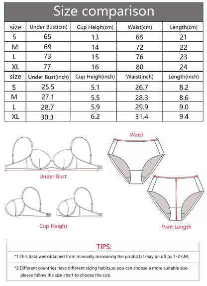 fashion stripes Style Lace Lingerie Set ultra-thin red lace Bra & Thong Sexy ultra-thin Underwear set Ideal Gift for Her MR2864