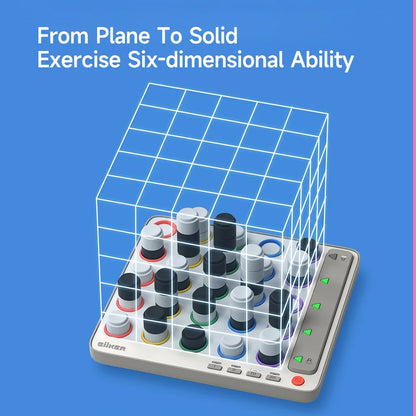 Giiker Smart Four Connected 5x5x5 3D Four in A Row Board Game with Intelligent AI Space Creative Interactive Toys For Kids Gifts