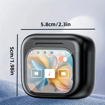 AI Real-time Translation Headset, 150 Language Translation. Translation Wireless Headphones, LCD Large-screen TWS In-ear ANC ENC