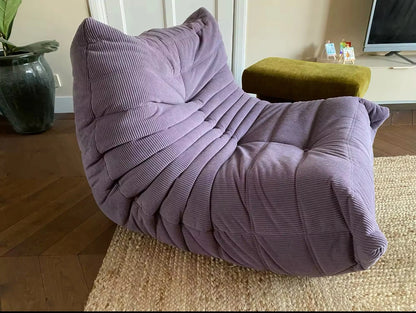 Caterpillar Single Sofa Lazy Couch Tatami Living Room Bedroom Lovely Leisure Single Chair Reading Chair Balcony Rocking Chair