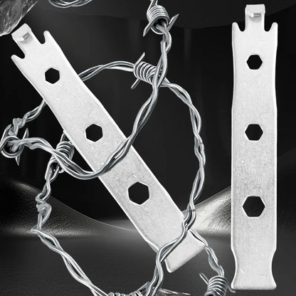 5/1x Fence Wire Twisting Tools Stainless Steel Wrench Heavy Duty Tensioning Tool for Garden Binding Wire Fence Twisting Fastener