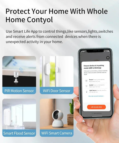 Tuya Smart Multi Mode Gateway Wireless ZigBee WiFi Bluetooth Hub Bridge Smart Life APP Control Alexa Google Home Voice Control