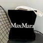 M-Max MaraS Brand Storage Bags Canvas Tote Bag Double-Sided Print Lightweight Shoulder Shopping Handbag for Daily Use