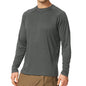 Nheals UPF 50+ Long Sleeve T-shirt Men's UV Sun Protection Quick Dry Breathable Sunscreen T-shirt Hiking Fish Performance Tops
