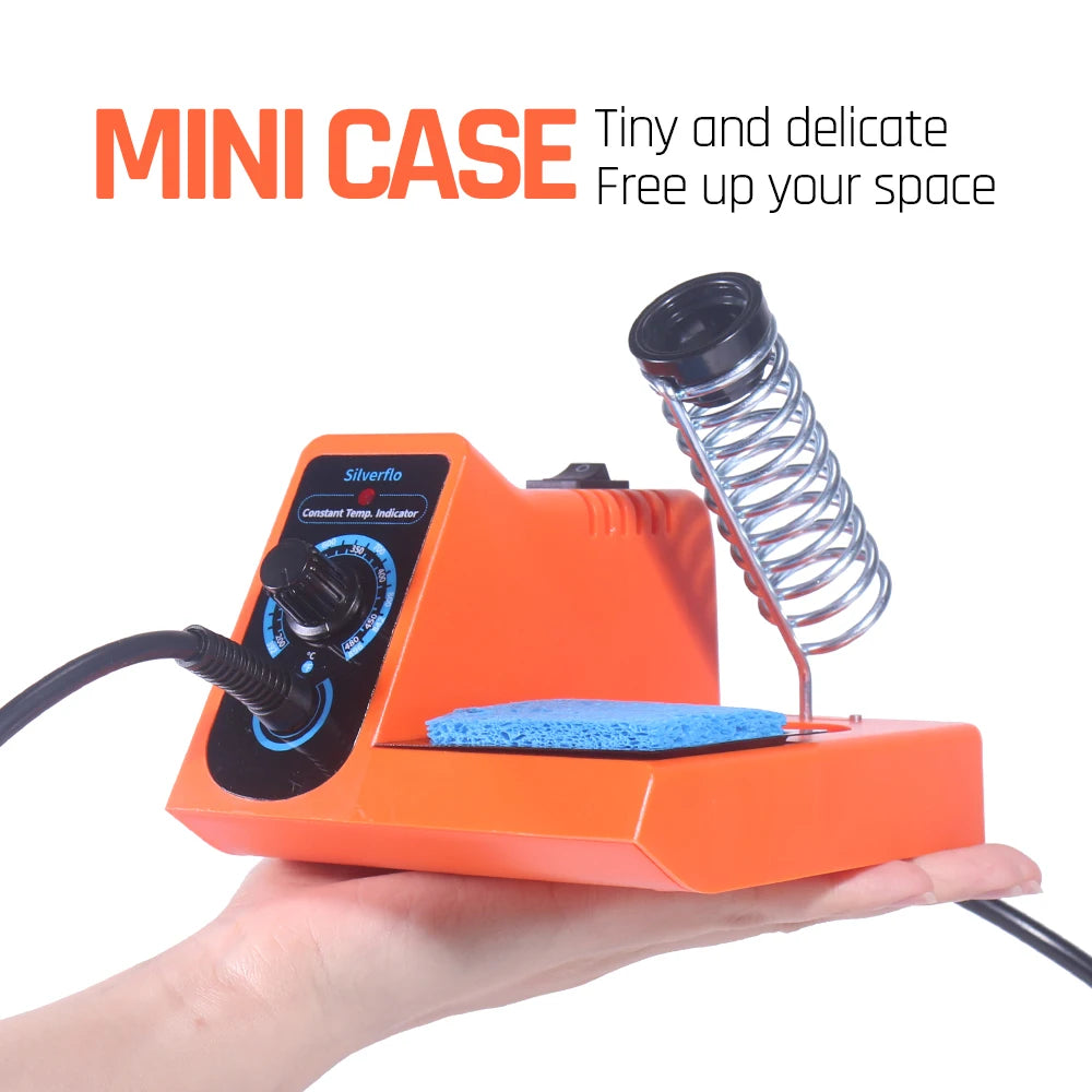 Silverflo 960-I Soldering Station Mini Soldering Iron Station Welding Rework Station for BGA SMD PCB IC Repair ESD Safe
