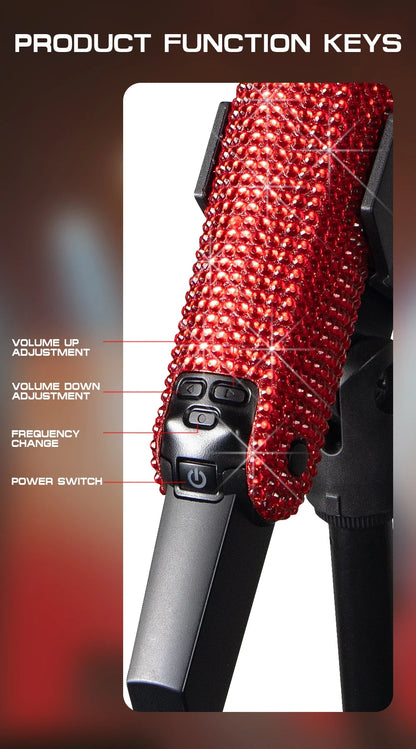 Diamond Microphone Customized for Singers G-MARK SKM9000 Wireless Karaoke Mic Adjustable Frequency Party Show Teaching Wedding