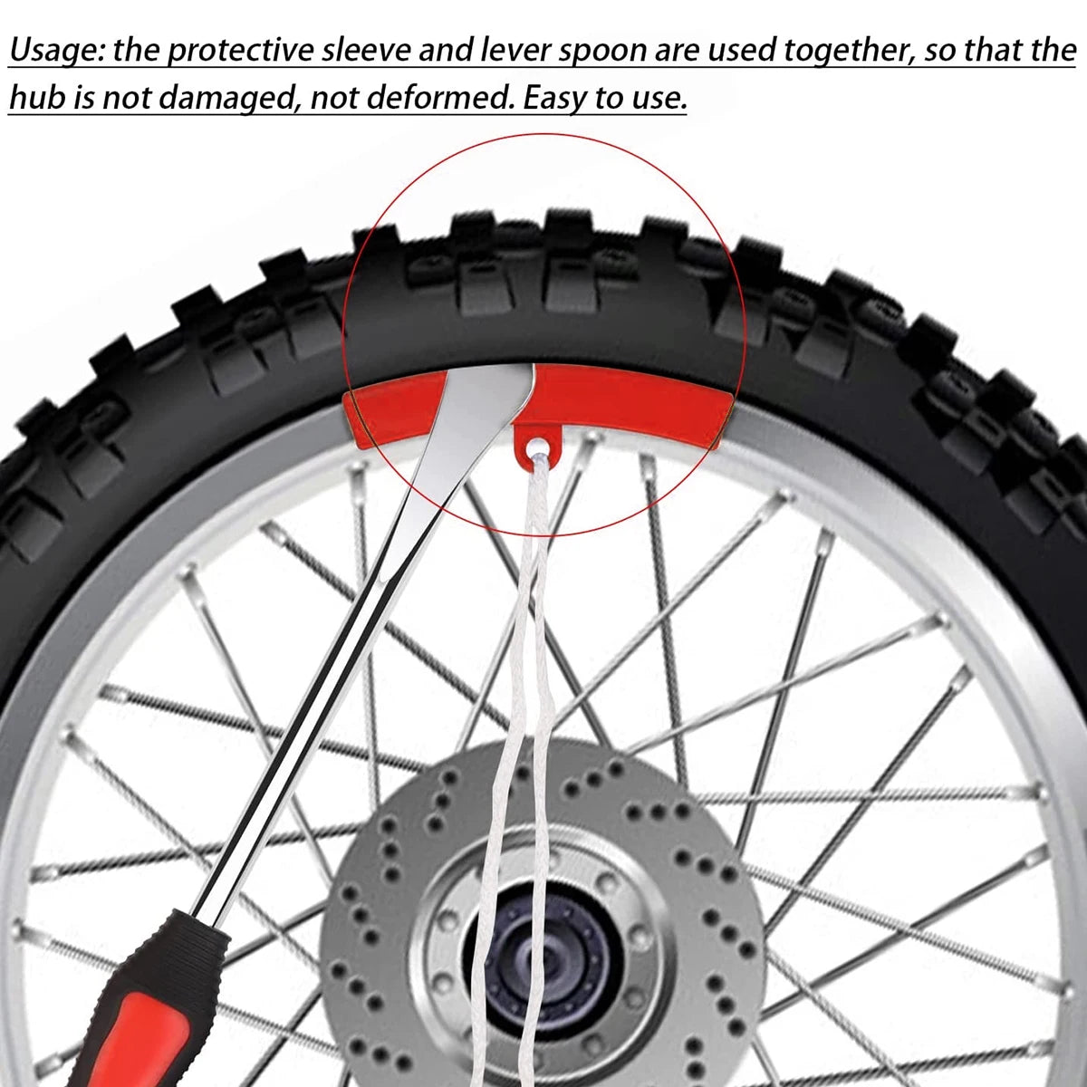 13 Pcs Motorcycle Tyre Repair Tool Spoons Set Rust-proof Motorbike Tire Changing Spoons Lever for Removing Small Mechanical Tyre