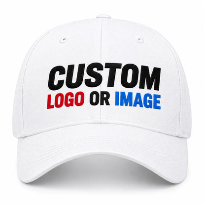Customized Printed Logo DIY Baseball Cap Unisex Adjustable Men Women Sport Trucker Hat Solid Color Personalized Caps