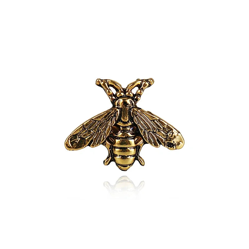 i-Remiel Fashion Retro Creative Bee Brooches Suit Wedding Brides Men's and Women's Shirt Collar Pin Accessories for Women 1 PCS
