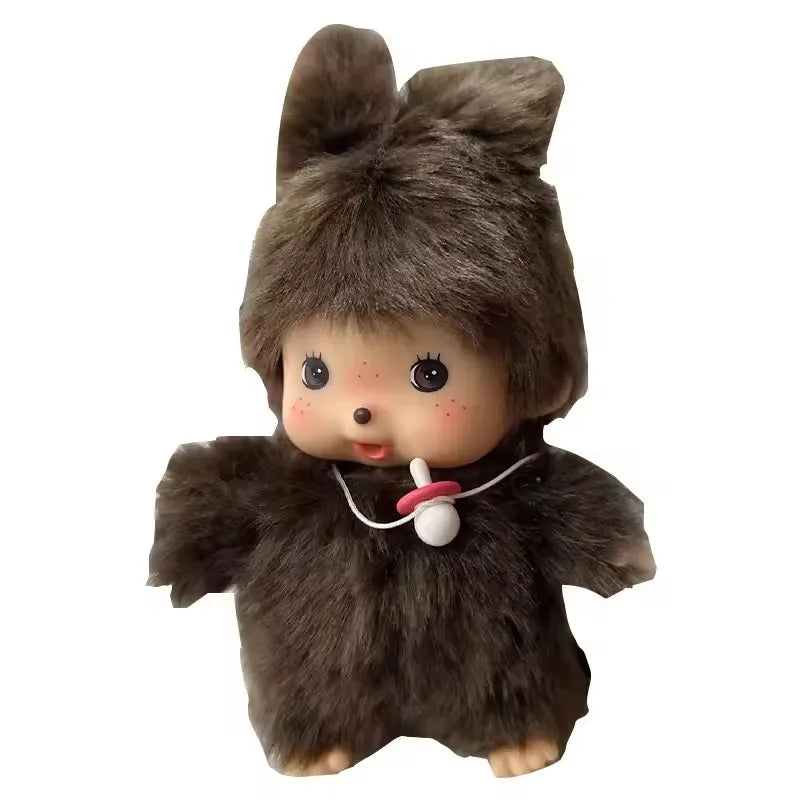 15cm Kid's DIY Monkey Cute Kawaii Plush Doll Soft Super School Bag Pendant Keychain Stuffed Animal Movie Doll Birthday Gift