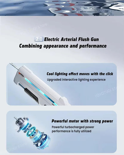 Pulse Glare Electric Water Gun Toy Automatic Water Suction Large Capacity High Pressure Powerful Adult Water Toy Gift