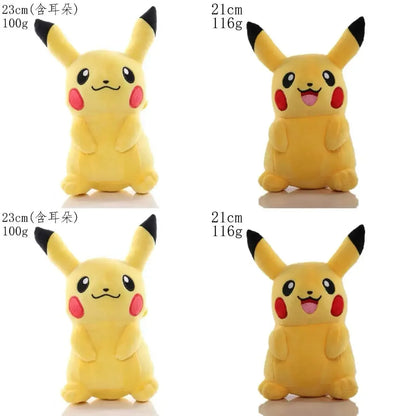 20CM Pikachu Plush Doll Pokemon Plush Toy Cute Cartoon Animal Peluche Gift for Kids