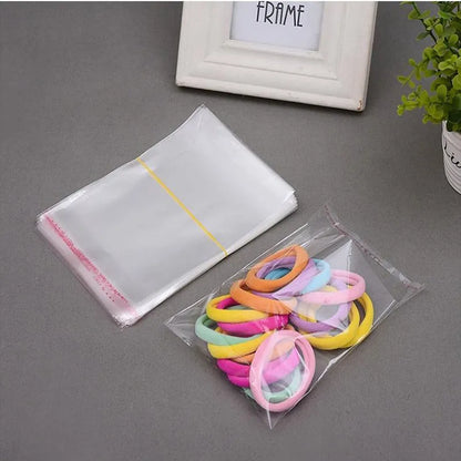 Opp Transparent Seal, Cellophane, Self-adhesive, Plastic, Jewelry, Cellophane, Candy, Cookies, Gift Wrap, Non-porous Bag