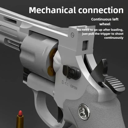 ZP5 357 Revolver Launcher Pistol EVA Soft Dart Bullet Toy Gun Airsoft CS Outdoor Shooting Game Kids Adult Gift