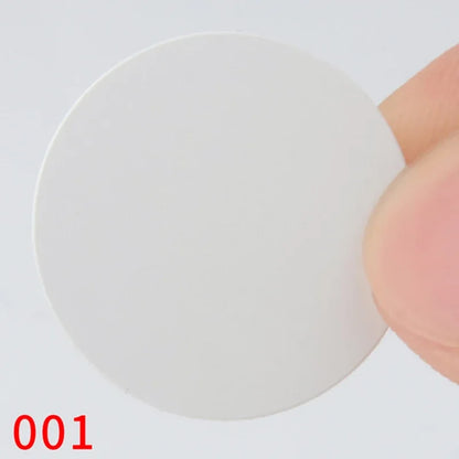 54pcs/Sheet Self Adhesive Furniture Screw Cap Cover Stickers Round Stickers for Home Wood Craft Desk Cabinet Decorative Decals