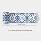 10x200cm Baseboard Sticker Moroccan Mosaic Tile Style Wall Border Sticker DIY Kitchen Bathroom Decoration Waistline Wall Sticker