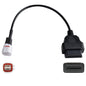 For Yamaha 3/4 /6 Pin To OBD2 Connector Motorbike OBDII Diagnostic Cable OBD Fault Code Reader Adaptor Extension Cable
