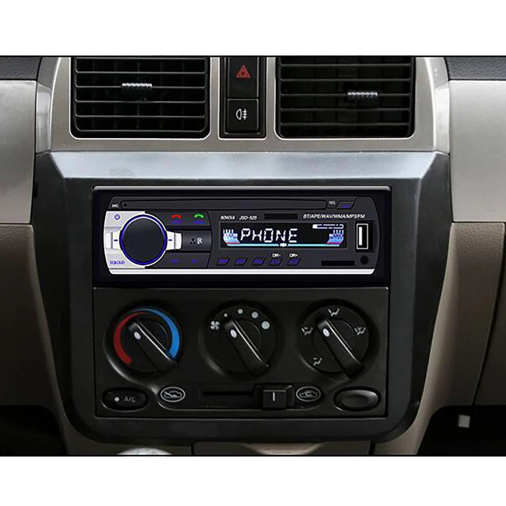 12/24V 60W Car MP3 Player Stereo bluetooth Audio Radio Car Truck Usb Bluetooth Handsfree Call Car USB Card Insert MP3 Radio Kit