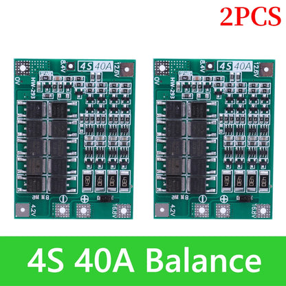 BMS 3S/4S 5A 10A 20A 25A 40A 60A Płytka zabezpieczająca ładowarkę do akumulatorów litowo-jonowych 18650 do wiertarki 12 V z funkcją wzmocnienia/balansu
