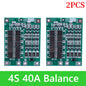 BMS 3S/4S 5A 10A 20A 25A 40A 60A Płytka zabezpieczająca ładowarkę do akumulatorów litowo-jonowych 18650 do wiertarki 12 V z funkcją wzmocnienia/balansu