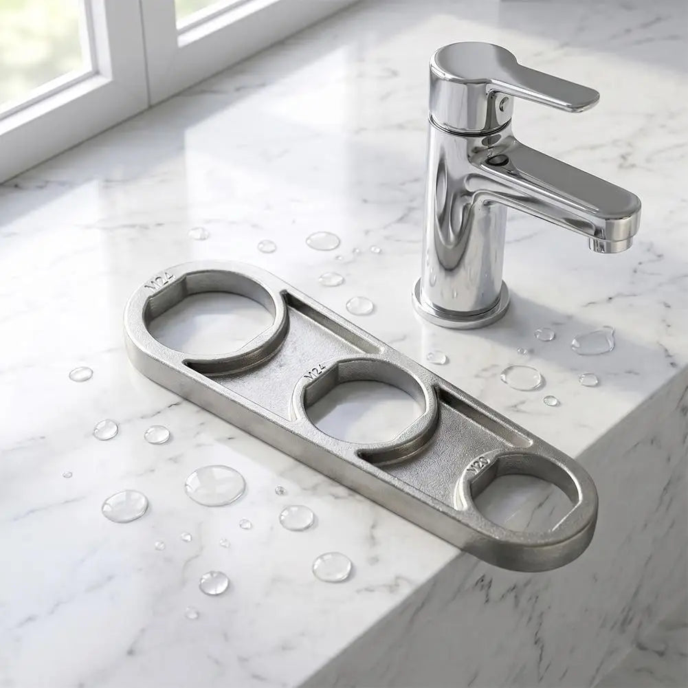 2 In 1 Faucet Aerator Wrench Water Flows Adjusting Faucet Bubbler Wrench Plumber Home Bathrooms Faucets Maintaining Tools