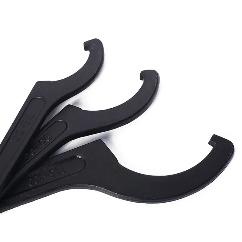 22-72mm Wrench Spanner Tool Adjuster Motorcycle Bike Absorber Shock Spanner Pre Load Hook C Spanner Tool Set Universal Hand Tool