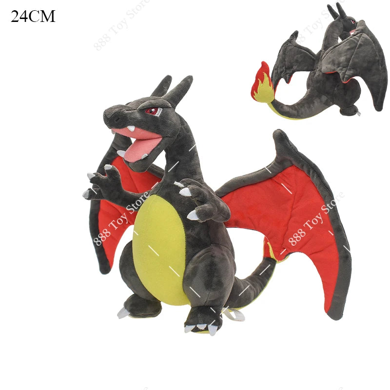 Hot Sale Pokemon Plush Toy Mega Rayquaza Gyarados Dragonair Mimikyu Lucario Horsea Charizard Soft Stuffed Peluche Kids Xmas Gift
