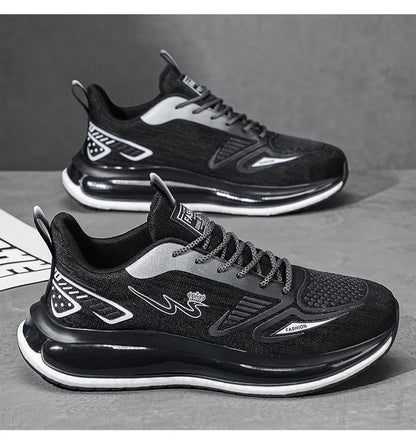 Men's breathable casual sneakers four seasons new soft sole non-slip lightweight racing outdoor running shoes speed sports shoes