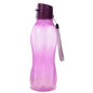 Plastic Water Bottle Large Capacity Leak Proof Outdoor Sports Water Cup Clear with Handle Strap Flip Top Drink Bottle