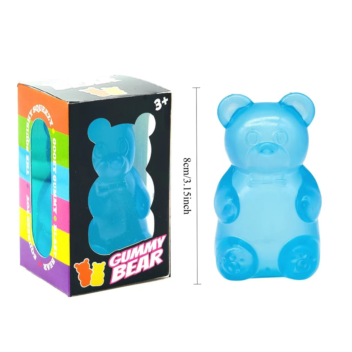 Schylling Needoh Nice Cube Sensory Nice-Sicle Stress Relief Squishy Cube Anti-Anxiety Squeeze Object For Focus ADHD Population