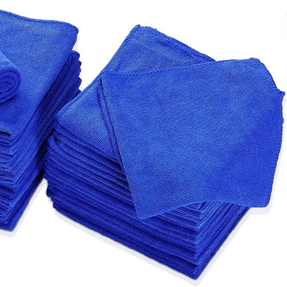 1-20Pcs Soft Microfiber Car Cleaning Towel Drying Cloth Hemming Wash Towel Water Suction Polishing Car Motorcycle Cleaning Tools