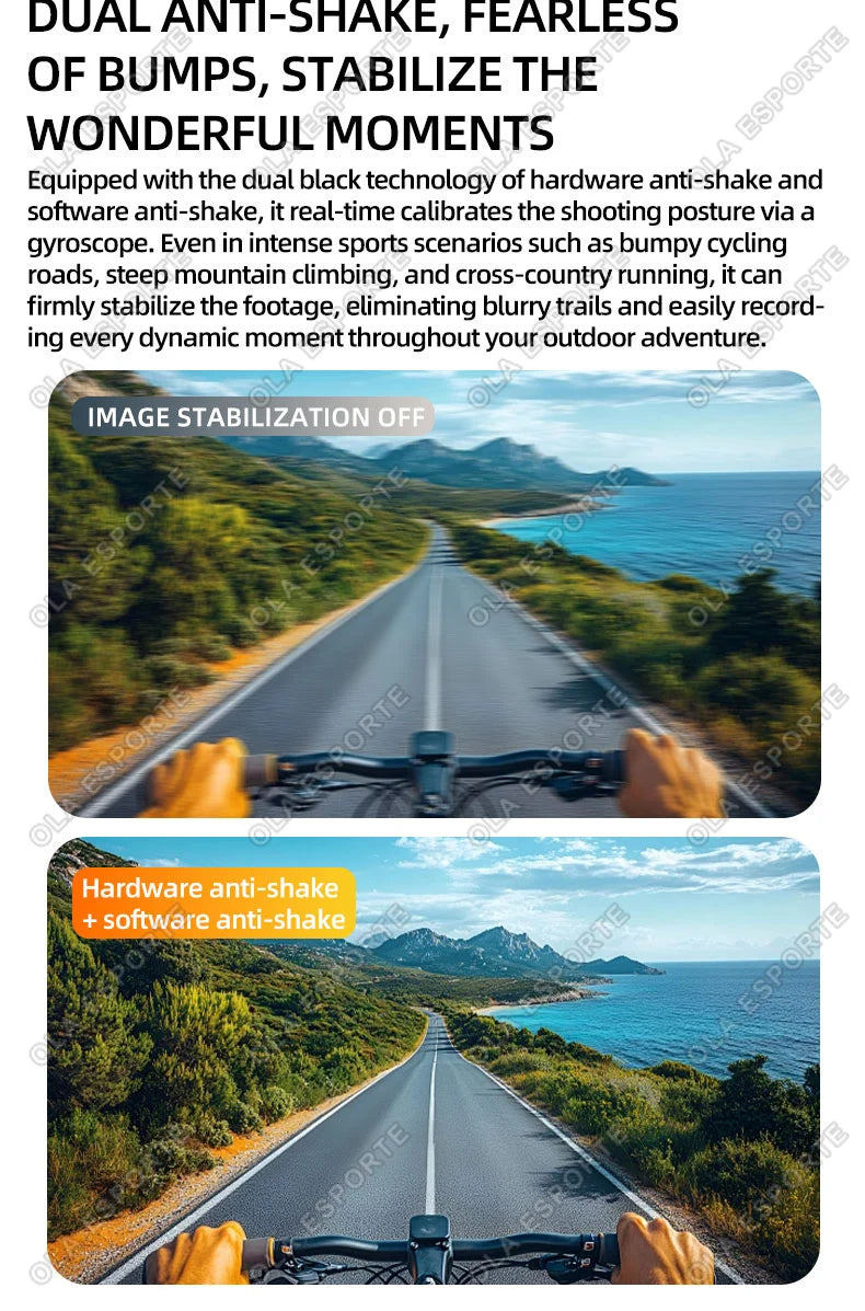 2026 New AI Smart Sports shooting&recording Glasses 800W Camera HD Anti-shake Bicycle Riding Shooting Artifact Windproof Goggle