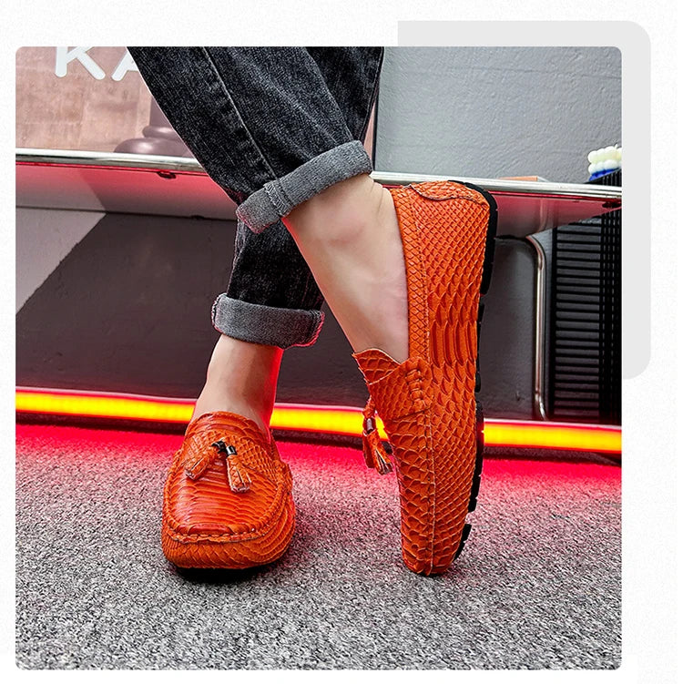 Driving Shoes Summer Mens Outdoor Anti-slip Comfort Soft High Quality Men Breathable Flat Driving Shoes Classic Casual Loafers