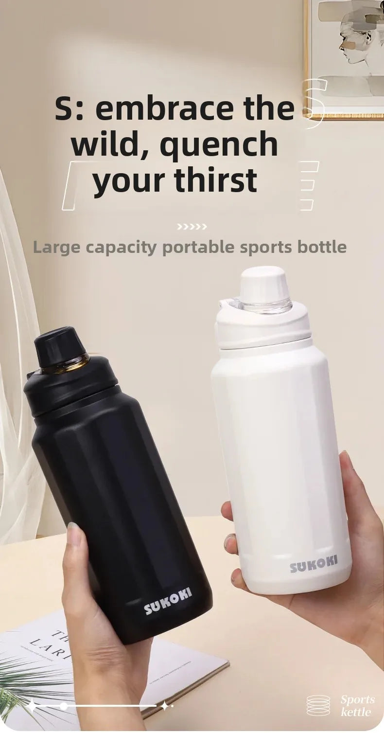Large Capacity Portable Outdoor Sports Stainless Steel 316 Insulated Water Bottle Handheld Water Jug for Men from Mainland China