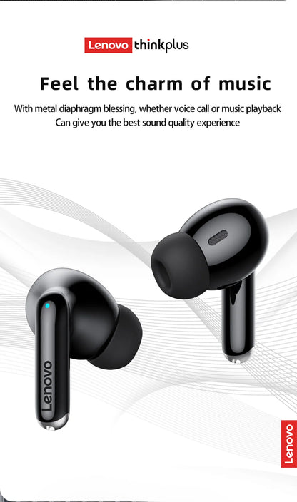 Oryginalne słuchawki Lenovo XT88 TWS bezprzewodowe Bluetooth 5.3 podwójny mikrofon Stereo redukcja szumów bas HIFI sterowanie dotykowe douszne