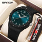 SANDA New Fashion Man Sports Watches Unisex Quartz Watch Simple Waterproof 50M Night Light Men Woman Student Gift Silicone Watch