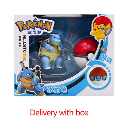22 Kind Pokemon Ball Figure Pokeball Mewtwo Poke Pikachu Charizard Gyarados Venusaur Pawmi Quaxly Fuecoco Elf Toy Set Kids Gift