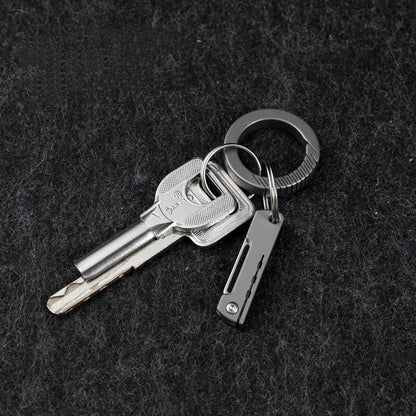 Titanium alloy folding mini knife, portable hanging keychain, unboxing, express delivery knife, household all-in-one knife
