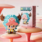 New ONE PIECE Sun God Nika Luffy Micro Action Block Chopper Ace Buggy 3D Anime Model Assembly Mini Bricks Figure Toys For Gift