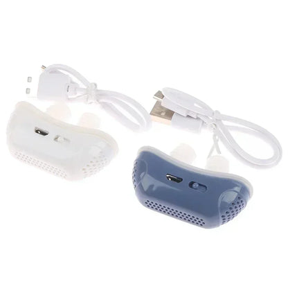 Electric Anti Snore Device Anti-Snoring Stopper Anti Snore Nose Clip Sleep Aid Care Better Breath Aid Sleepping Ventilator