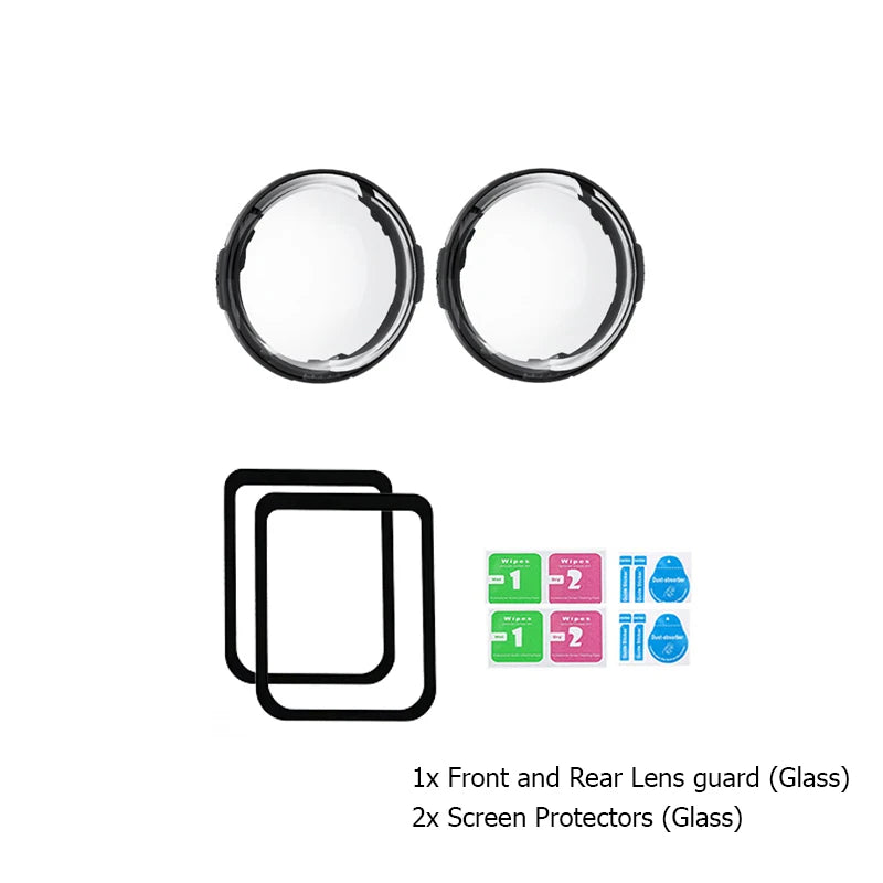 For Insta 360 X6 Camera Protective Accessory Kit Lens Guard/Silicone Protective Cover/Screen Protectors/Anti-loss Rope