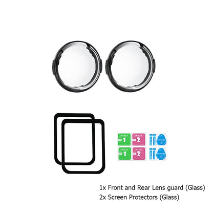 For Insta 360 X6 Camera Protective Accessory Kit Lens Guard/Silicone Protective Cover/Screen Protectors/Anti-loss Rope