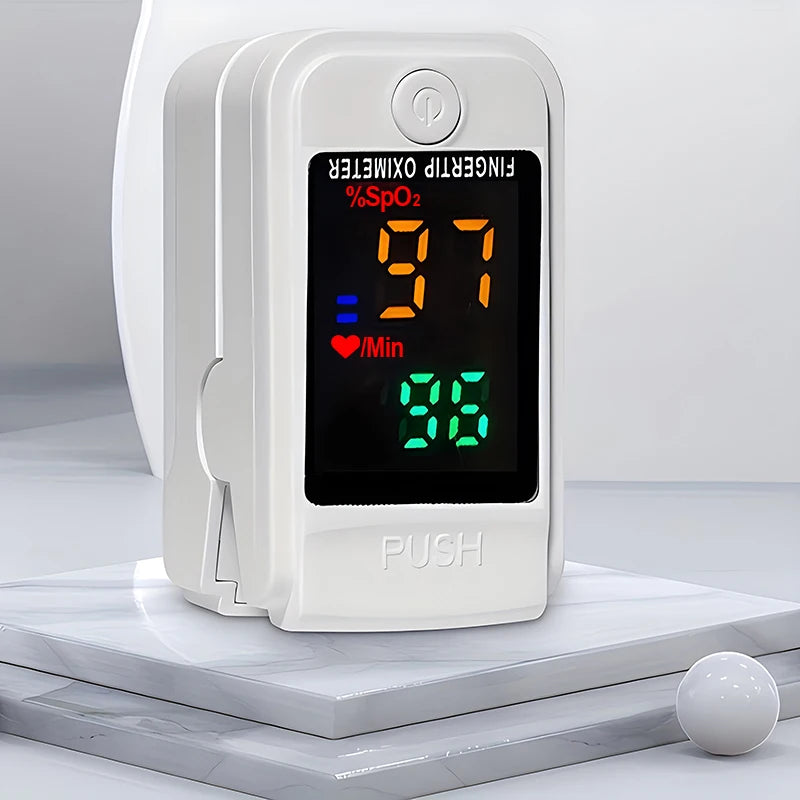 Finger Pulse Oximeter Or Blood Pressure Monitor, Heart Rate & Oxygen Saturation Meter, Home Medical Health Equipment