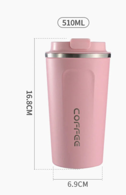 510ML Intelligent LED Temperature Display Stainless Steel Coffee Cup Temperature Measure Insulation Outdoor Car Portable Cup