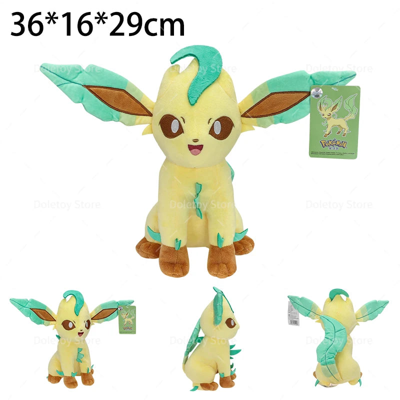Hot Pokemon Plush Sylveon Leafeon Umbreon Vaporeon Glaceon Soft Anime Dolls Throw Pillow Stuffed Animal Birthday Gift for Kids