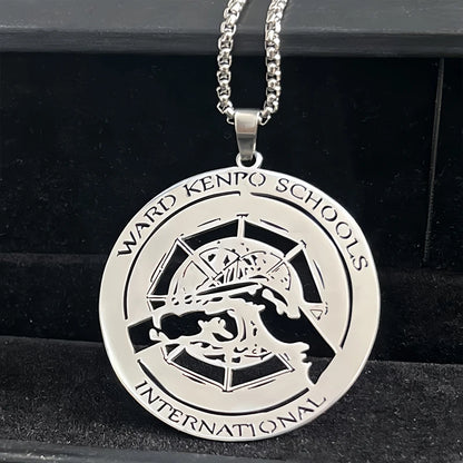 Custom Logo Necklace Personalized Men's Stainless Steel Necklace Support Personal Design  Company Logo Hypoallergenic Wholesale